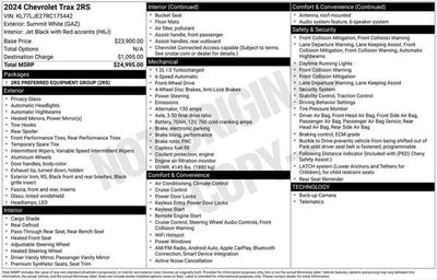 2024 Chevrolet Trax FWD 2RS