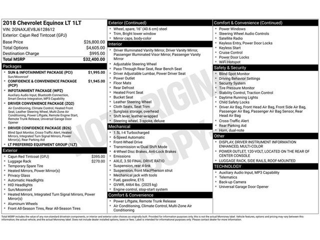 2018 Chevrolet Equinox LT