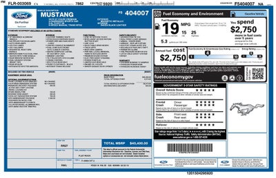 2015 Ford Mustang Base