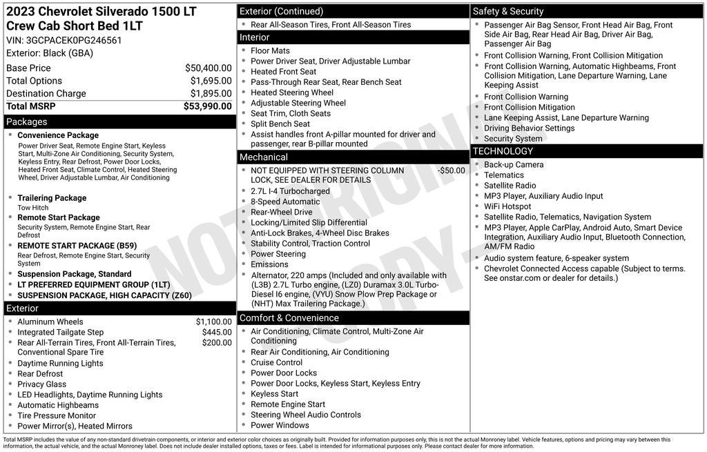 2023 Chevrolet Silverado 1500 Base