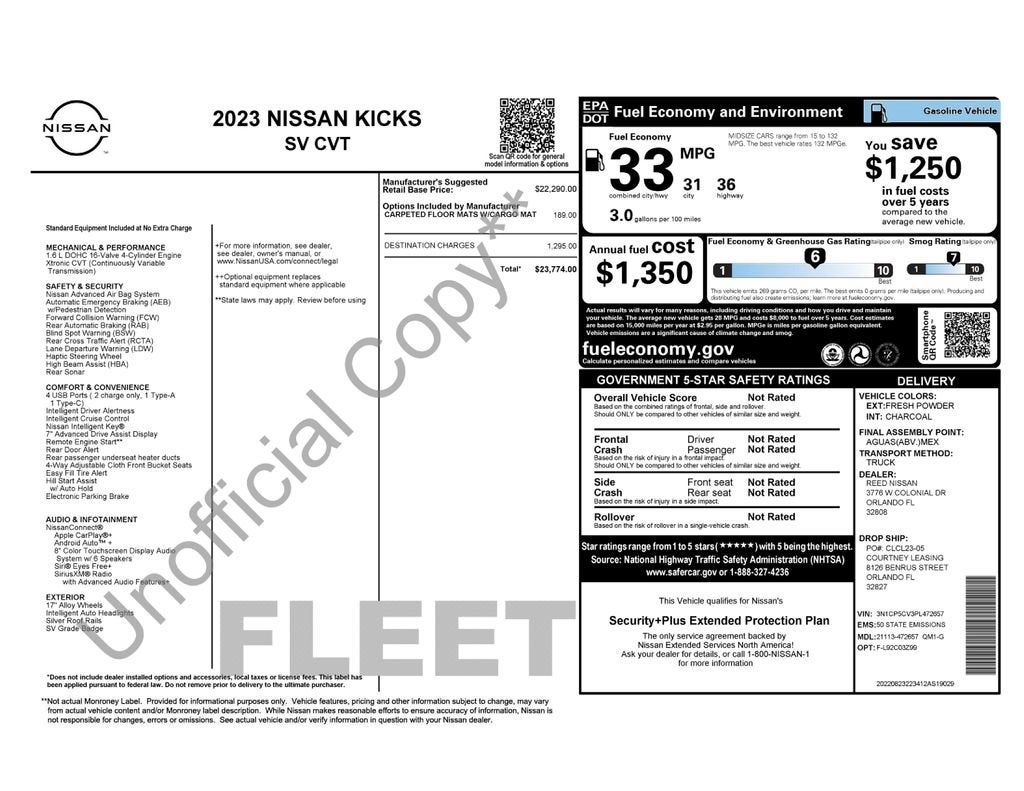 2023 Nissan Kicks SV