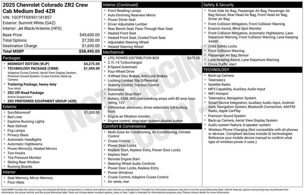 2025 Chevrolet Colorado ZR2