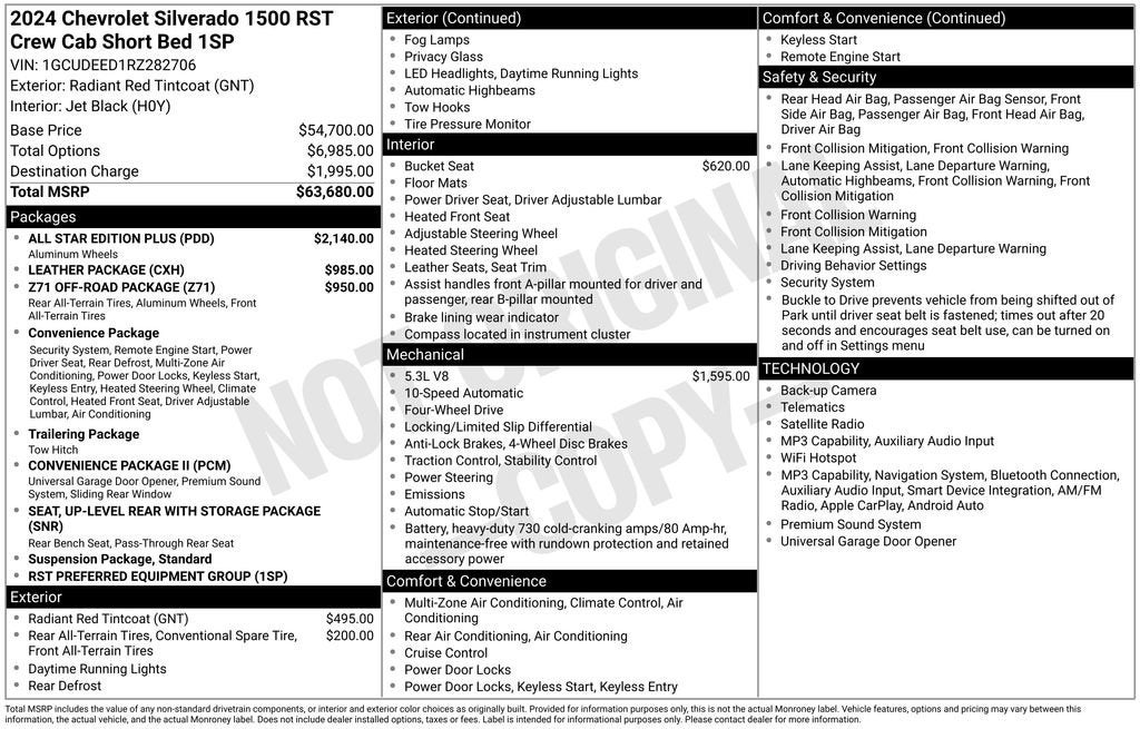 2024 Chevrolet Silverado 1500 RST