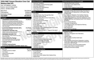2026 GMC Canyon Elevation