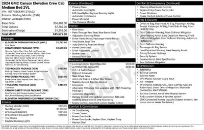 2024 GMC Canyon Elevation