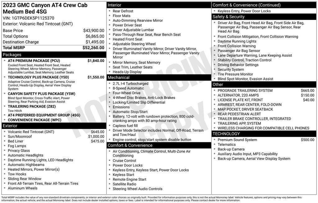 2023 GMC Canyon AT4