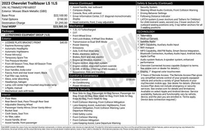 2023 Chevrolet Trailblazer LS