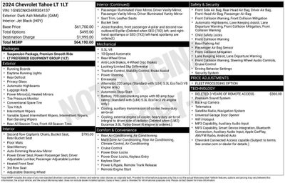 2024 Chevrolet Tahoe LT