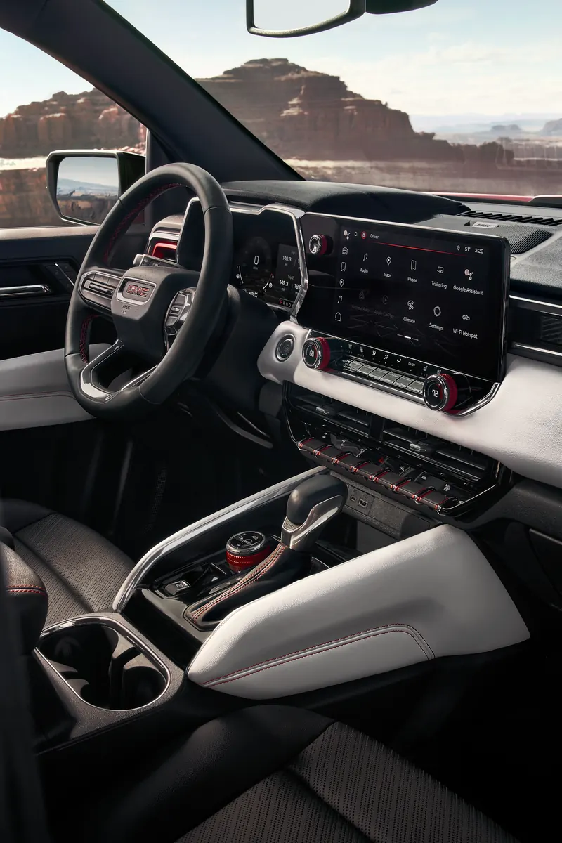 2026 GMC Canyon infotainment system at Vaden of Beaufort GMC in BEAUFORT SC