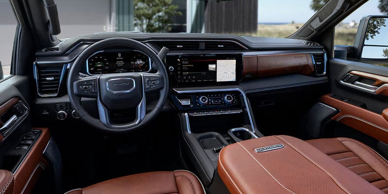 Spacious interior of 2026 GMC Sierra 2500hd