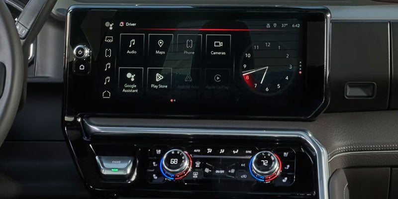 Infotainment system in 2026 GMC Sierra 2500HD